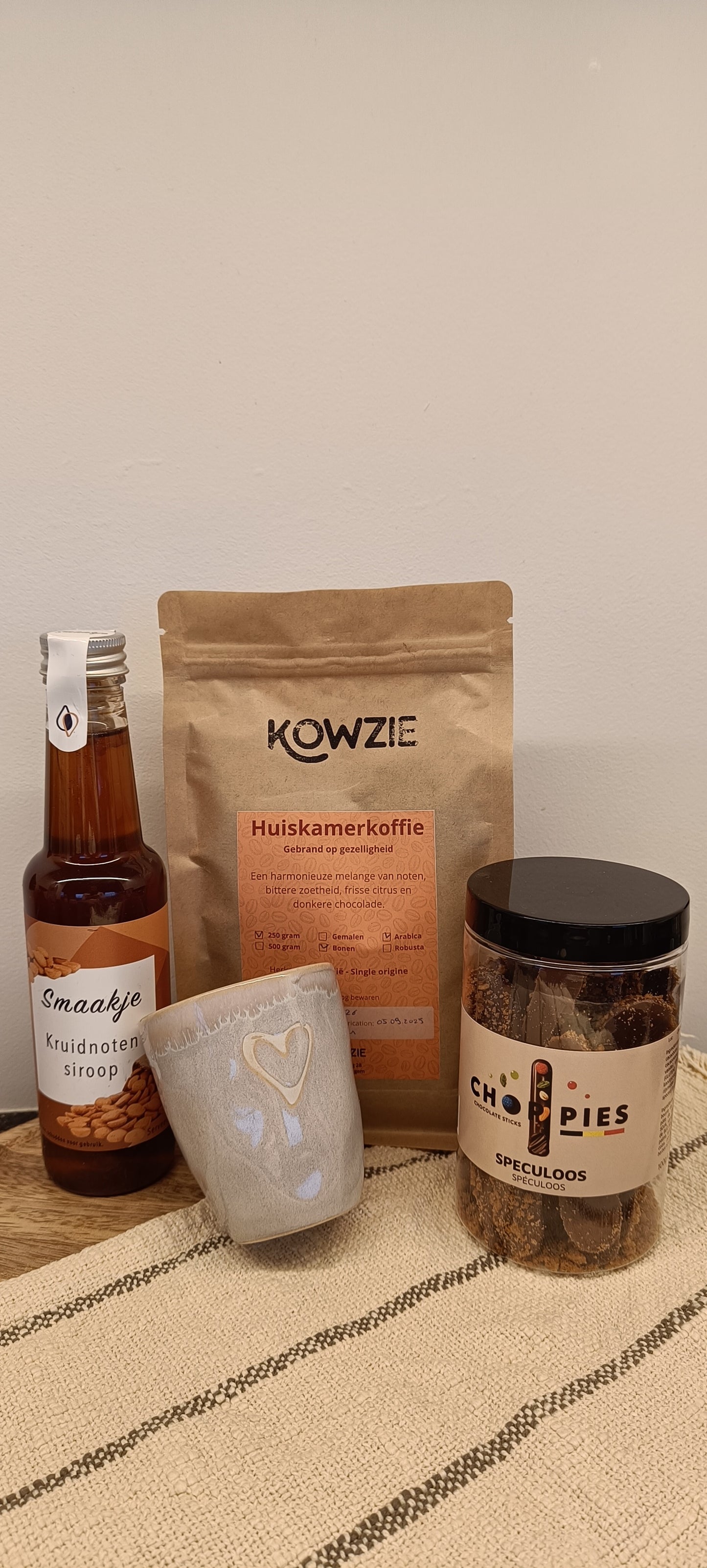 Geschenkpakket - Espresso met een smaakje (kruidnoten)