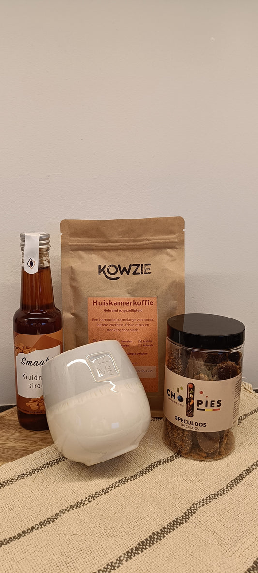 Geschenkpakket - Koffie met een smaakje (kruidnoten)