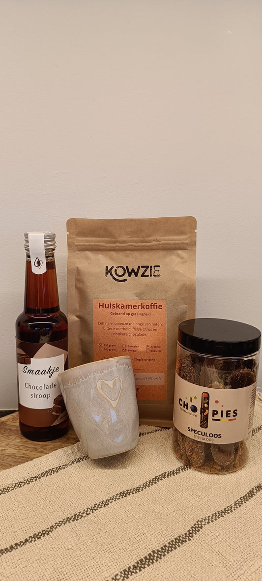 Geschenkpakket - Espresso met een smaakje (chocolade)